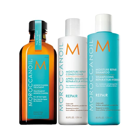 Moroccanoil Treatment Oil,Repair Shampoo & Conditioner - Repair Combo