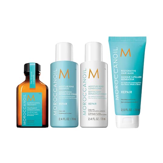 Moroccanoil Moisture Repair Shampoo + Conditioner + Treatment Hair Oil + Hair Mask Combo ( 240 ml)