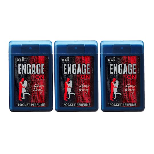 Engage On Man Pocket Perfume (17 ml) (Pack Of 3)