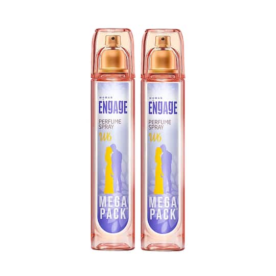 Engage Perfume Spray W6 For Women (160 ml) (Pack of 2) Combo