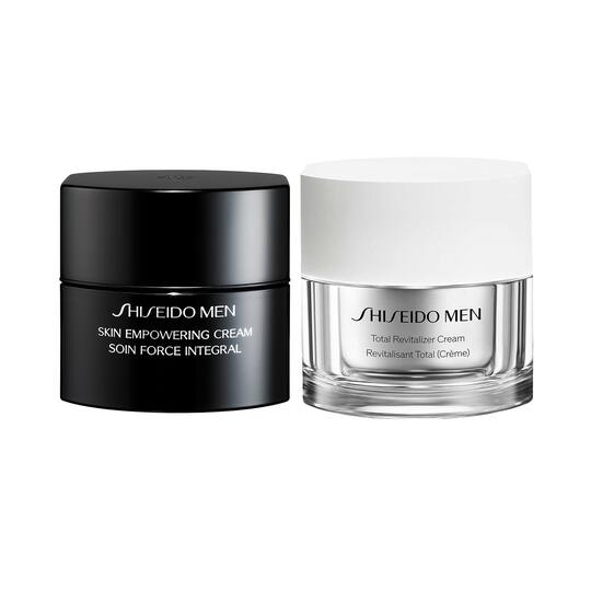 Shiseido Men Skin Empowering Cream (50 ml) & Men Total Revitalizer Cream (50ml) Combo
