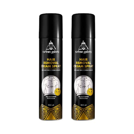 urban gabru Hair Removal Cream Spray Combo (200ml) (Pack of 2)