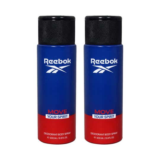 Reebok Men Deo-Move Your Spirit Blue Combo (200 ml) (Pack of 2)