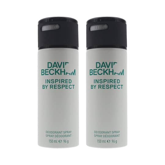 David Beckham Inspired By Respect Deodorant Spray (Pack of 2)