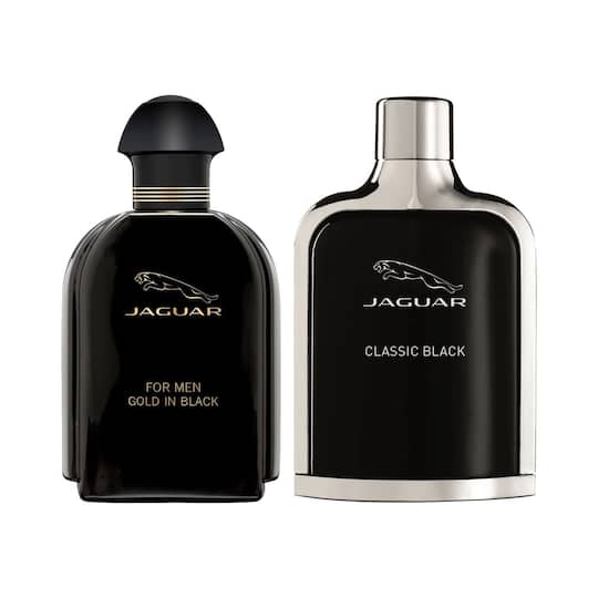 Jaguar for Men Gold in Black + Classic Black EDT (Pack of 2)