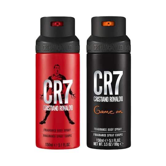 Cristiano Ronaldo Game On + Fragrance Body Spray (Pack of 2)