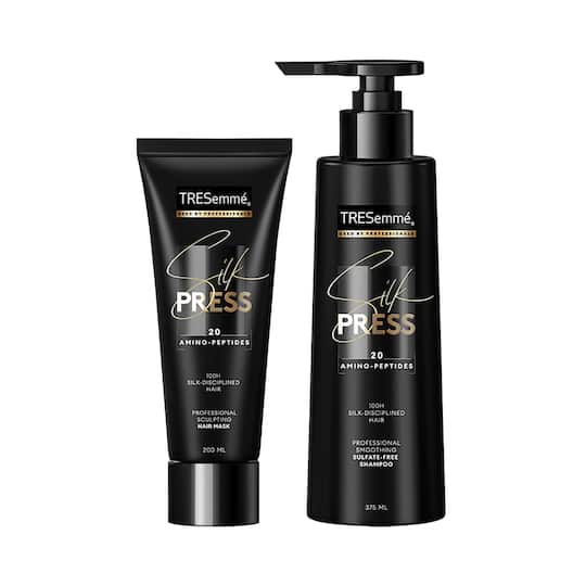 Tresemme Silk Press Smoothing Shampoo & Sculpting Hair Mask(375 ml + 200 ml)