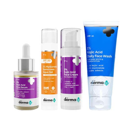 The Derma Co Kojic Acid Acne Regime for Acne Treatment Combo