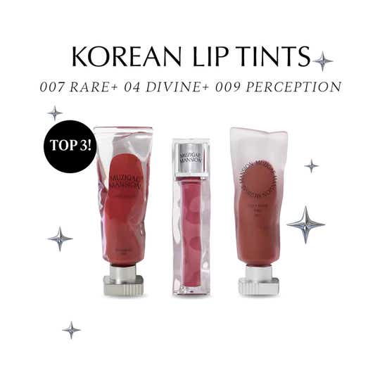 Muzigae Mansion Korean Lip Tints Trio