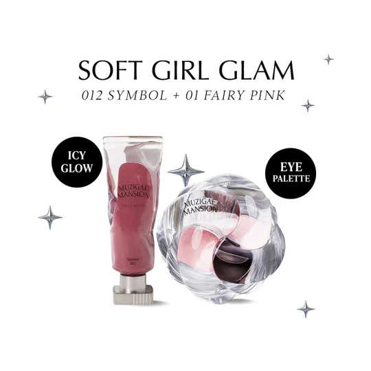 Muzigae Mansion Soft Girl Glam Bestsellers Set - Eye Palette + Lipstick