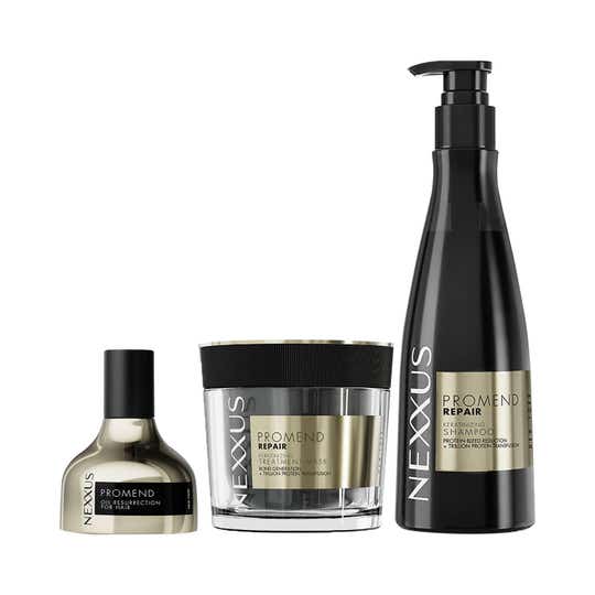 Nexxus Promend Repair Shampoo, Hair Mask &  Serum Combo