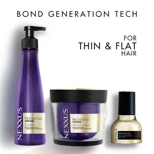 Nexxus Promend Volumizing Sulfate-Free Bond Repair Shampoo, Mask & Serum Thin Hair Combo