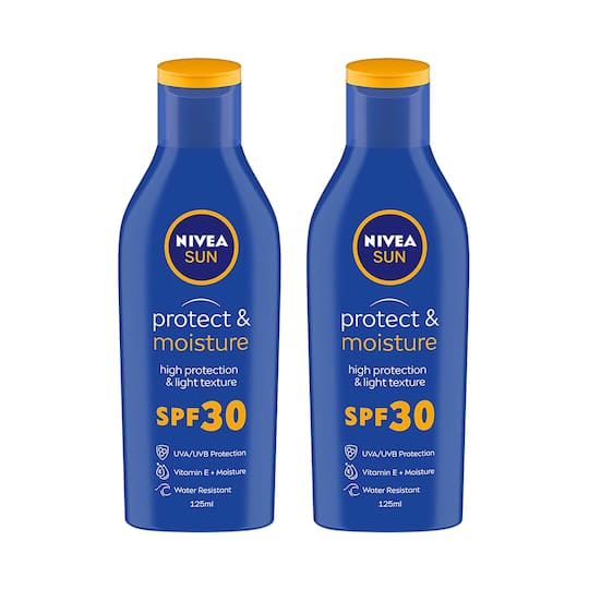 Nivea Sunprotect Moisure High Protection & Light Texture SPF30 (125 ml) Combo