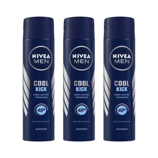 Nivea Deo Cool Kick (150 ml) (Pack Of 3) Combo