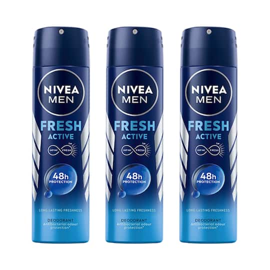 Nivea Deo Fresh Active (150 ml) (Pack Of 3) Combo