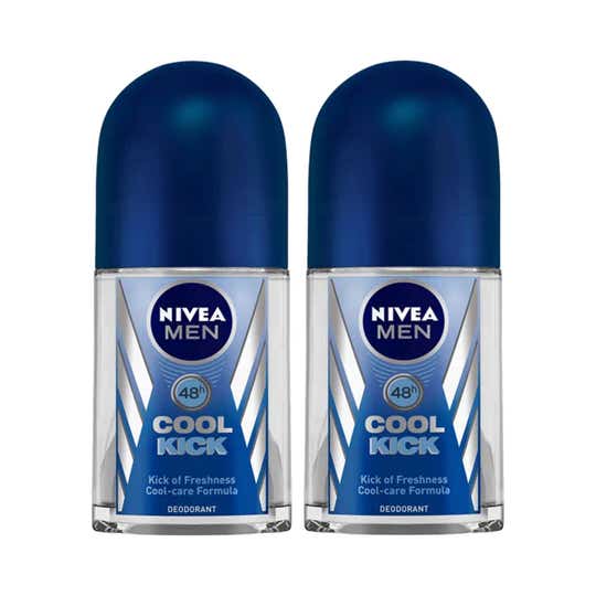 Nivea Nfm Cool Kick Roll On (50ml) Pack of 2 Combo