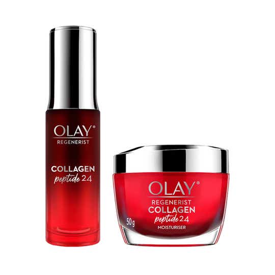 Olay Regenerist Collagen Peptide 24 Face Cream And Olay Collagen Peptide 24 Face Serum Combo