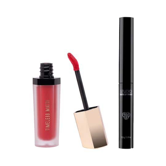 PAC Timeless Matte Lipstick- Hottila & Studio Matte Lip Primer Combo