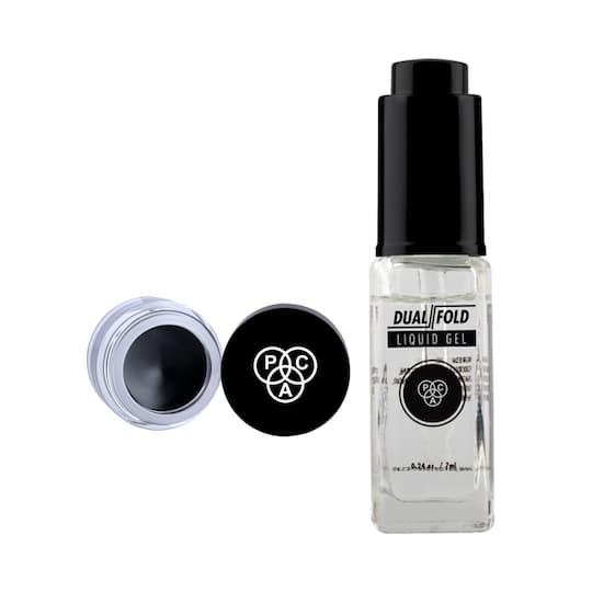 PAC Spotlight Gel Eye Liner (Black) & Dual-Fold Liquid Gel Combo