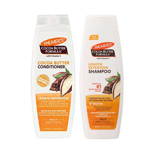 Palmer's Cocoa Butter & Biotin Length Retention Shampoo & Conditioner Combo