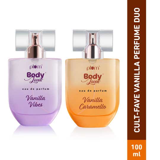 Plum BodyLovin' Cult-Fave Vanilla Vibes and Caramello Perfume Duo Long lasting