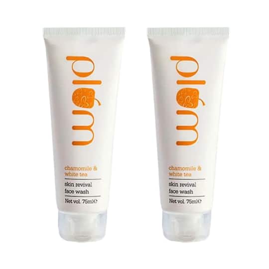 Plum Chamomile & White Tea Skin Revival Face Wash (75ml)- Pack of 2 Combo
