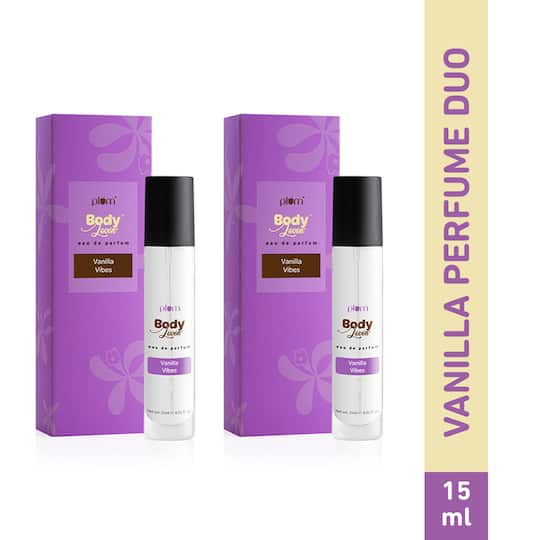 Plum BodyLovin' Vanilla Vibes Eau De Parfum (15 ml) Pack of 2 Combo