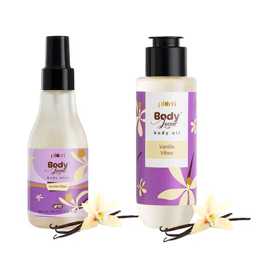 Plum Bodylovin Smell Like A Vanilla Cupcake Duo - Body Mist + Body Oil