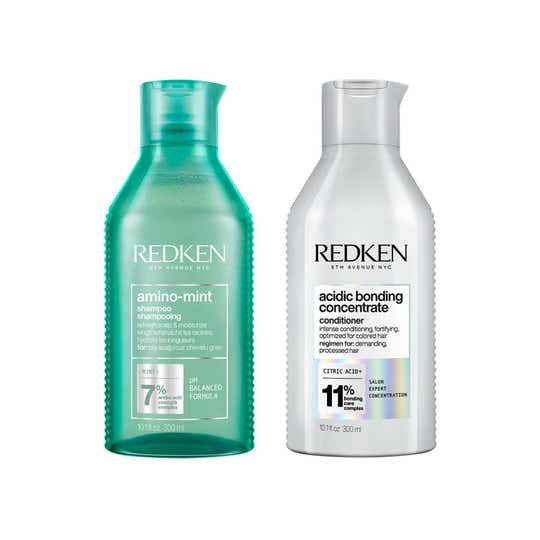 Redken's Scalp Care Combo - Amino Mint Shampoo & Acidic Bonding Concentrate Bond Repair Conditioner