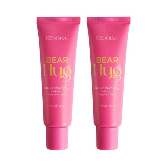 Resolve Bear Hug Fragrance-Free Barrier Restoring Lotion Duo Combo