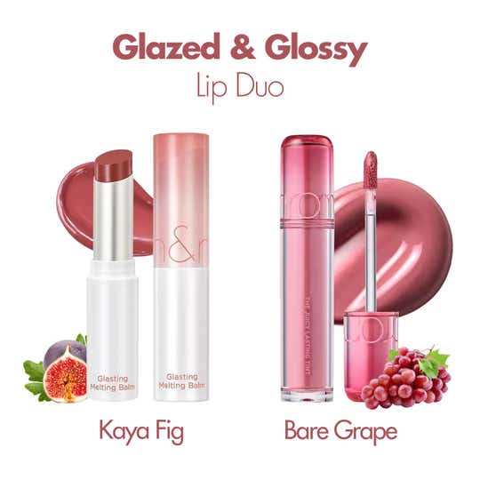 Rom&nd Glazed & Glossy Lip Duo Combo