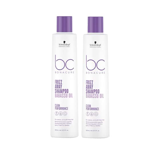 Schwarzkopf Professional Bonacure Frizz Away Shampoo Pack of 2 Combo (250 ml x 2)