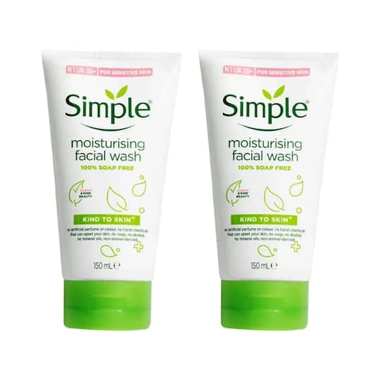 Simple Kind To Skin Moisturising Facial Wash Pack Of 2 Combo