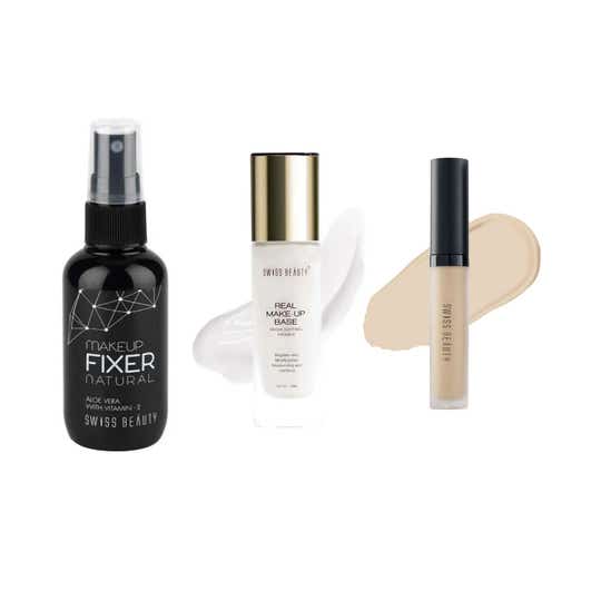 Swiss Beauty Make Up Base Prep Cover Combo