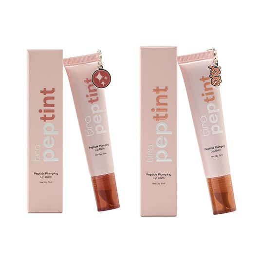Tira Peptint Plumping Lip Balm Neutral Duo Combo