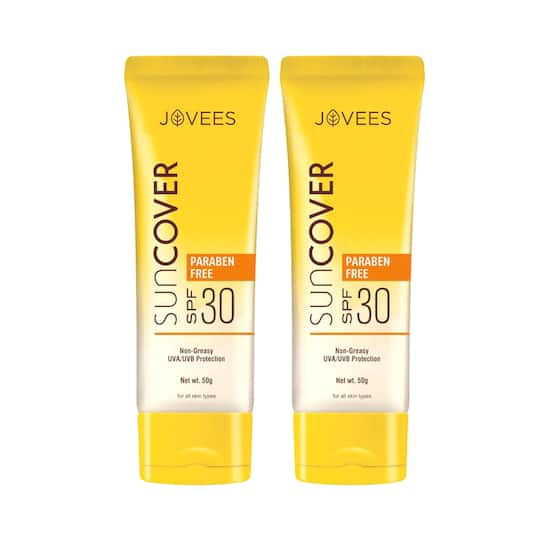 Jovees Sun Cover SPF 30 Paraben Free Lotion (50 g) Pack of 2 Combo