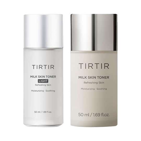 TIRTIR Milk Skin Toner & Milk Skin Toner Light (50ml x 2) Combo