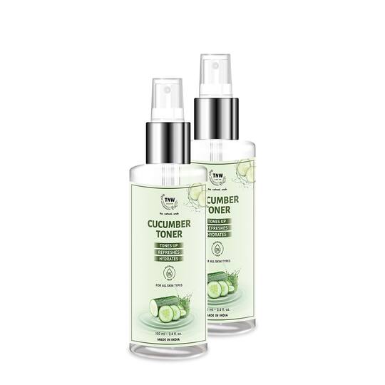 TNW The Natural Wash Cucumber Toner Pack of 2 Combo