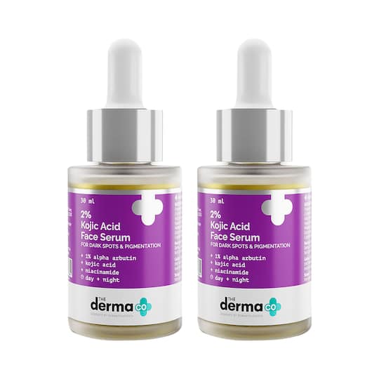 The Derma Co 2% Kojic Acid Face Serum Combo Pack of 2 (30ml)
