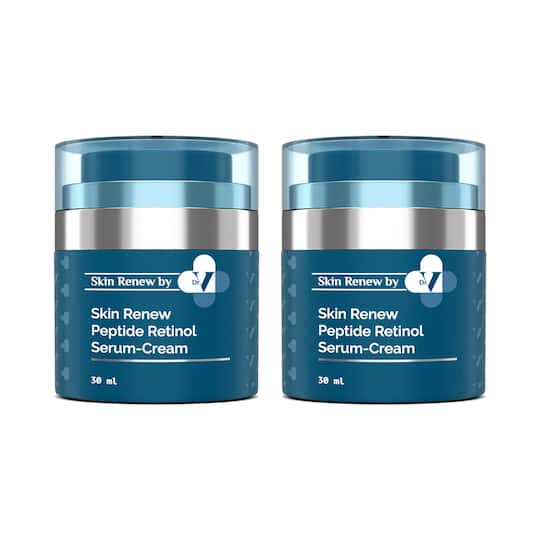 The Derma Co. Dr V SkinRenew Peptide Retinol Serum-Cream Combo Pack of 2 (30 ml)