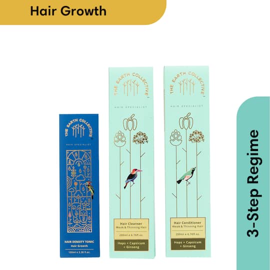The Earth Collective Hair Growth Regime Combo