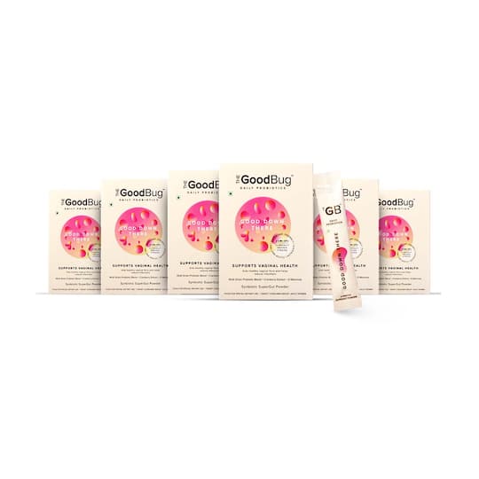 The Good Bug Good Down There Supergut Powder For Vaginal Health (Pack Of 6 x 15 Sachet) Combo