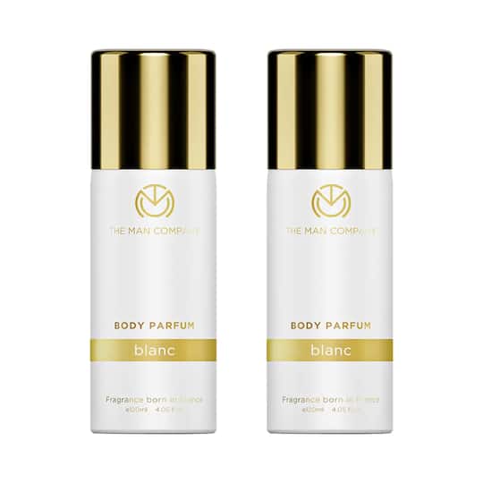The Man Company Blanc Body Spray Perfume (120ml) Pack Of 2 Combo