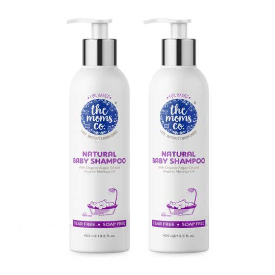 the moms co. Tear-Free Natural Baby Shampoo Combo (400 ml)