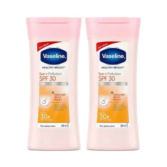 Vaseline Healthy Bright Sun + Pollution Protection Spf 30 Combo