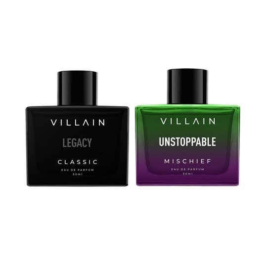 Villain Legacy Classic + Unstoppable Mischief Premium Perfume Combo for Men (2 x 50 ml)