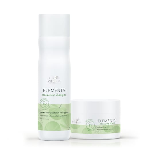 Wella Professionals Elements Sulfate free Renewing Shampoo 250 ml & Mask 150 ml for all hair types