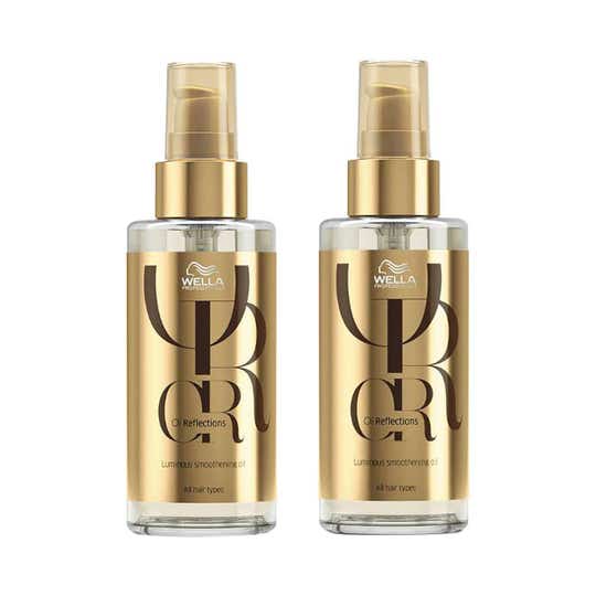 Wella Professionals Oil Reflections Luminous Smoothening Hair Oil for Frizz Control 100 &30 ml Combo