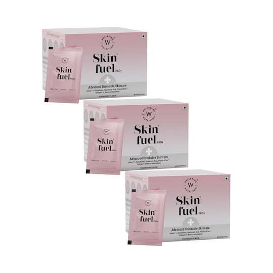 Wellbeing Nutrition Skin Fuel PRO+ - Strawberry (Pack of 3)