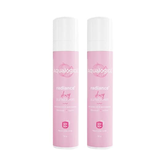 Aqualogica Radiance+ Dewy Sunscreen- (50g) (Pack of 2) Combo